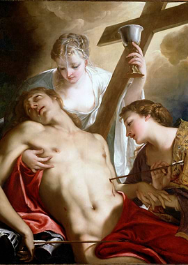 Lamentation of Christ Painting
