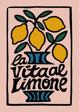 La Vita al Limone Illustration