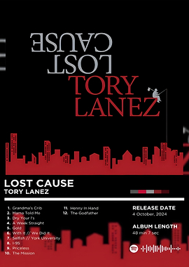 Tory Lanez - Lost Cause Album Art