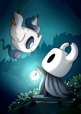 Hollow Knight and Will o' Wisp