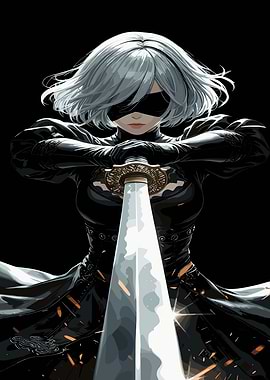2B Nier Automata Sword Stance