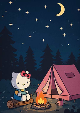 Hello Kitty Camping Stars