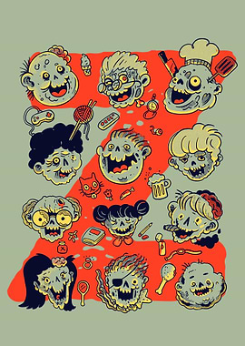 Zombie doodles