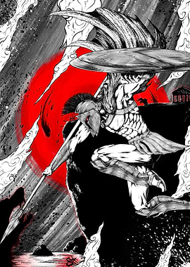 Spartan Warrior in Action