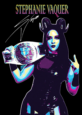 Stephanie Vaquer Wrestling Champion Pop Art