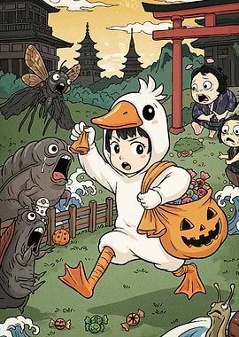 Duck Costume Halloween Japanese