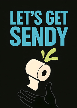 Let's Get Sendy Toilet Paper Art