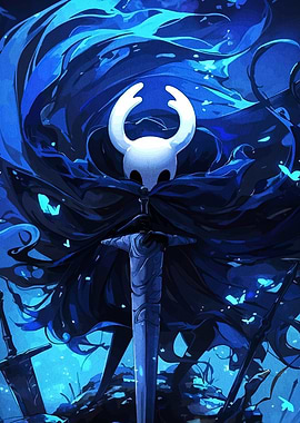 Hollow Knight in Blue