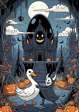 Halloween Goose Knight
