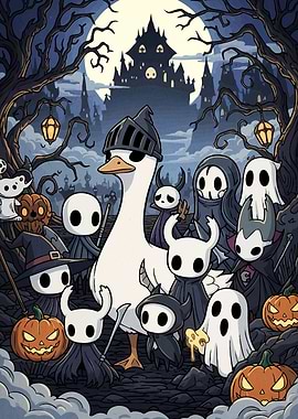 Hollow Knight Halloween Goose