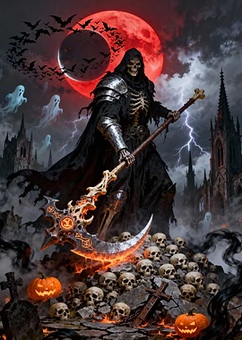 Grim Reaper Halloween Night