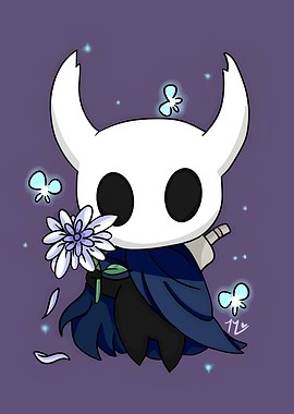 Hollow Knight with Flower