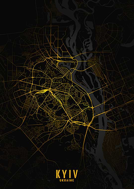 Kyiv Golden City Map