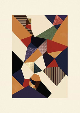 Abstract Geometric Shapes Art