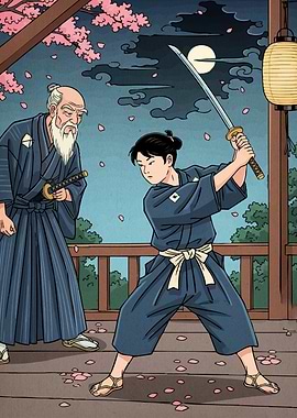 Samurai Cherry Blossoms