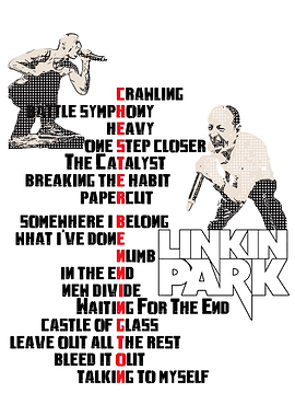 Linkin Park Song Collage