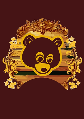 Kanye West Bear Logo Illustration
