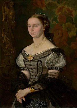 Portrait of a Woman in Lace
