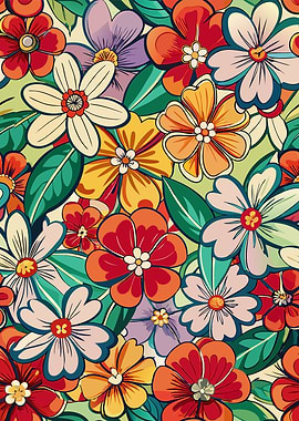 Colorful Floral Pattern