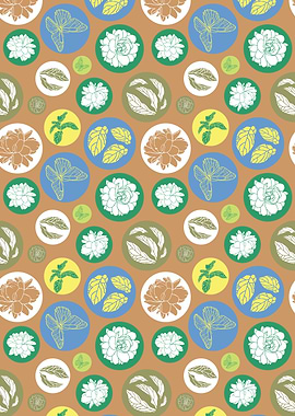 Floral and Butterfly Pattern