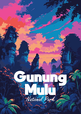 Gunung Mulu National Park Poster