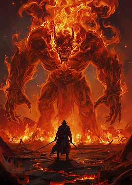 Fiery Demon Confrontation