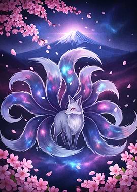 Nine-tailed Fox Cherry Blossoms