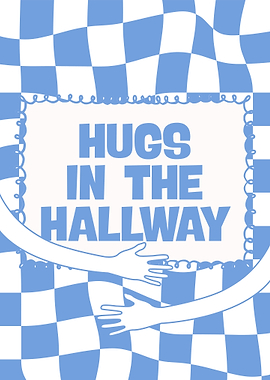 Hugs in the Hallway Illustration