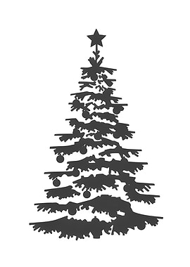 Christmas Tree Silhouette