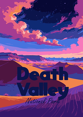 Death Valley National Park Illustration