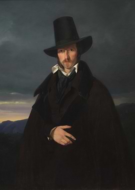 Portrait of a Man with Top Hat