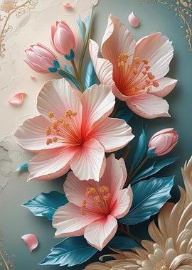 Floral Arrangement with Pink and White Flowers