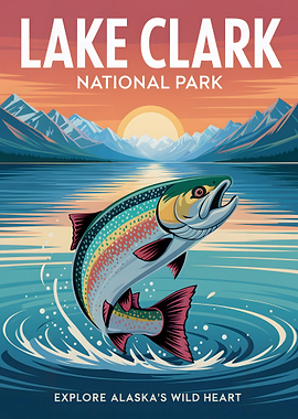 Lake Clark National Park Poster