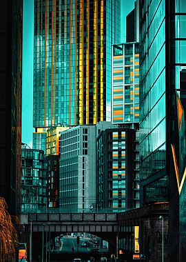 Urban Cityscape with Modern Architecture