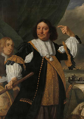 Portrait of a Man with Assistant