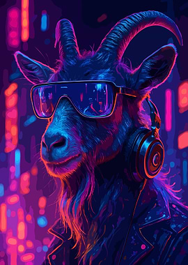 Cyberpunk Goat