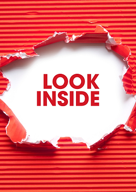 Look Inside - Ripped Paper