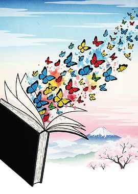 Book Butterflies Mount Fuji