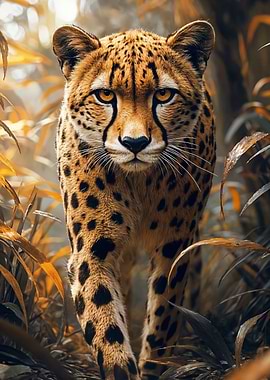 Cheetah Portrait in the Wild
