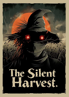 The Silent Harvest Scarecrow Poster