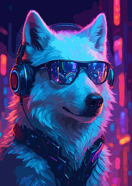 Cyberpunk White Wolf