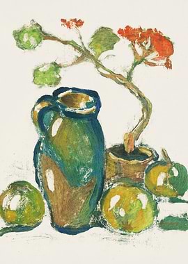 Still Life with Pitcher and Fruit