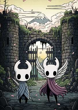 Hollow Knight castle gate
