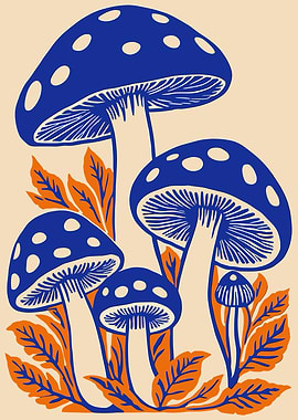 Vintage Mushroom