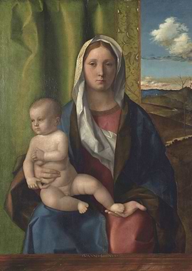 Madonna and Child Renaissance Painting