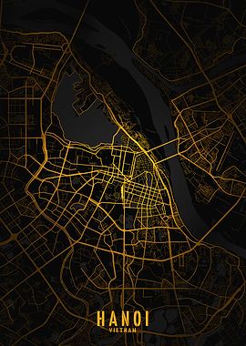 Hanoi Golden City Map