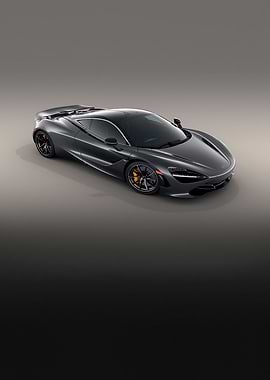 Sleek Gray McLaren Sports Car