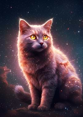 Cosmic Cat Portrait