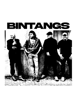 Bintangs Band Black and White Portrait