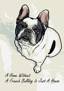 French Bulldog Home Decor Art